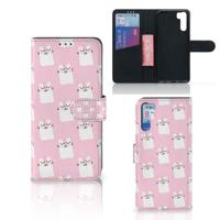 OPPO A91 | Reno3 | Telefoonhoesje | Met pasjeshouder | Sleeping Cats