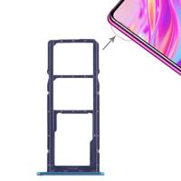 2 x SIM kaarthouder / Micro SD-kaart lade voor Huawei genieten van 9 (blauw)