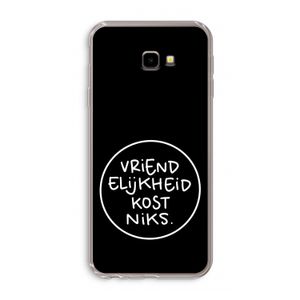 Vriendelijkheid: Samsung Galaxy J4 Plus Transparant Hoesje
