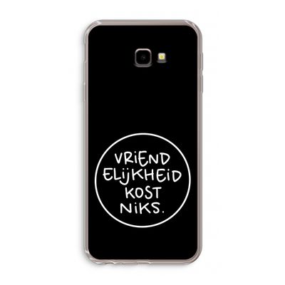 Vriendelijkheid: Samsung Galaxy J4 Plus Transparant Hoesje