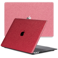 Lunso MacBook Pro 16 inch (2019) cover hoes - case - Glitter Rood
