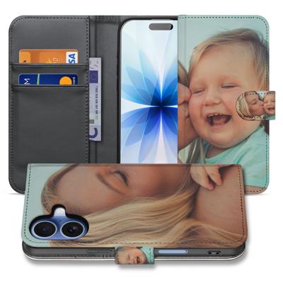 iPhone 17 | Bookcase | Hoesje maken | met Foto | Portemonnee | Eigen telefoonhoesje ontwerpen | Op maat gemaakt