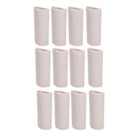 Radiator bak luchtbevochtiger - 12x stuks - waterverdamper - wit - keramiek