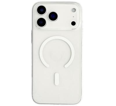 Casecentive Silicone MagSafe Case iPhone 17 Pro Max clear