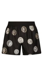 Dolce & Gabbana boxer à imprimé graphique - Noir