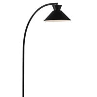 Grote zwarte vloerlamp met vloerschakelaar en E27 fitting Nordlux Dial Grote zwarte vloerlamp met vloerschakelaar en E27 fitting Nordlux Dial