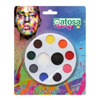 Schminken Multicolour Pallet Inkt op waterbasis Schminken Multicolour Pallet Inkt op waterbasis