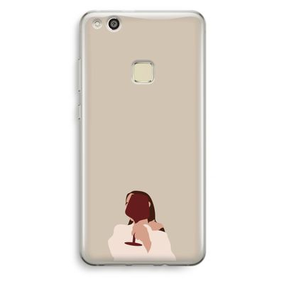 I drink wine: Huawei Ascend P10 Lite Transparant Hoesje