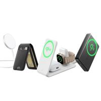 MagSafe Travel Charging Bundle with Magnetic Wallet - EU Plug MagSafe Travel Charging Bundle with Magnetic Wallet - EU Plug