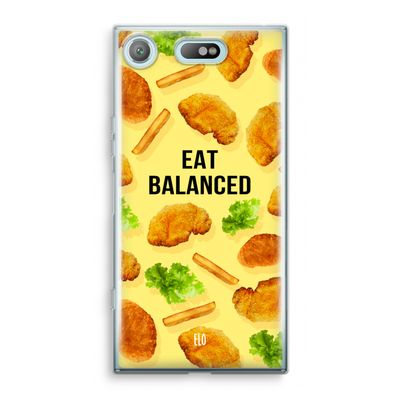 Eat Balanced: Sony Xperia XZ1 Compact Transparant Hoesje