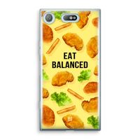 Eat Balanced: Sony Xperia XZ1 Compact Transparant Hoesje
