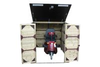 Multi-functionele scootmobielberging 150x193x153 cm- - Hout- Lutrabox