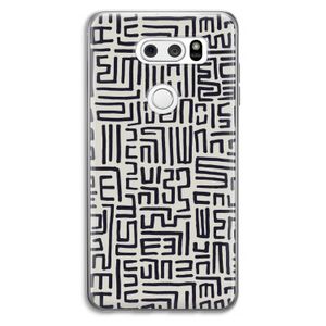 Moroccan Print: LG V30 Transparant Hoesje