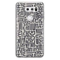 Moroccan Print: LG V30 Transparant Hoesje