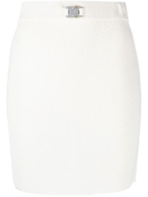 1017 ALYX 9SM minijupe à détail de boucle - Blanc