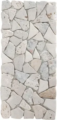My Village Steentjes mat beige 30x14cm
