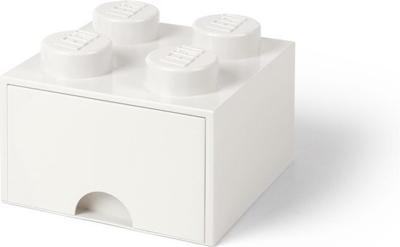 LEGO opbergbox brick 4 wit