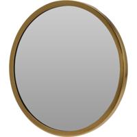 Home & Styling spiegel - rond - goud - moderne look - wandspiegel - 15 x 25 cm