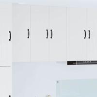 Keukenkast aan de muur met plank Hoogglans wit 60 x 31 x 80 cm Keukenkast aan de muur met plank Hoogglans wit 60 x 31 x 80 cm