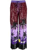 P.A.R.O.S.H. pantalon à sequins - Violet