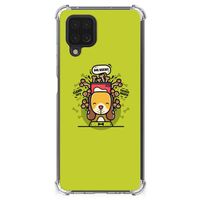Samsung Galaxy A12 Stevig Bumper Hoesje Doggy Biscuit - thumbnail