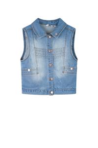 NoBell zomer gilet meisjes - denim blauw - Better