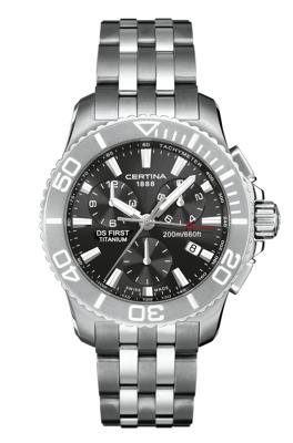 Horlogeband Certina C605013484 / C54171841261A / DS FIRST CHRONO Titanium