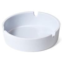 Basic asbakken in het wit - Dia 10 cm - kunststof - Tafel asbak - buiten - Binnen