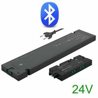 Loox5 24V voeding 90W inclusief aansluitsnoer 2 meter met stekker verdeler Connect Mesh BT