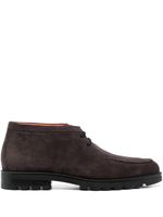 Santoni bottines en daim Rock à lacets - Gris - thumbnail