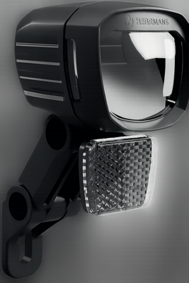Koplamp Herrmans Nordic MR9 Dynamo - zwart