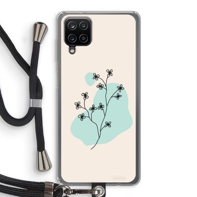 Love your petals: Samsung Galaxy A12 Transparant Hoesje met koord