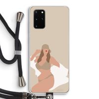 One of a kind: Samsung Galaxy S20 Plus Transparant Hoesje met koord