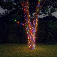 VidaXL 5 st lichtslinger met 200 led&apos;s solar binnen/buiten meerkleurig