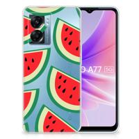 OPPO A77 | A57 5G | Siliconen Case | Watermelons
