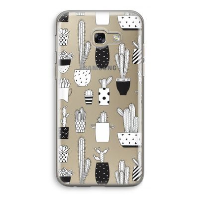 Cactusmotief: Samsung Galaxy A5 (2017) Transparant Hoesje