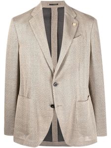 Lardini blazer à simple boutonnage - Tons neutres