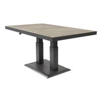 Lesli loungetafel verstelbaar Murcia Negro 140 x 85 cm