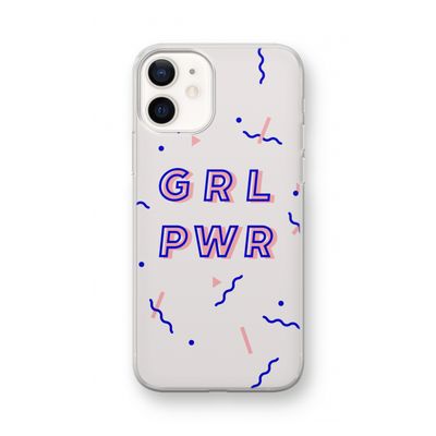 GRL PWR: iPhone 12 mini Transparant Hoesje