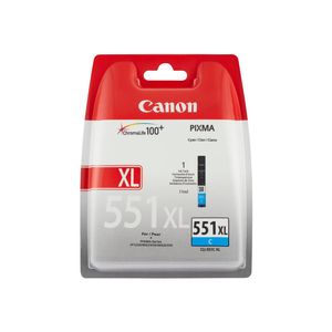 Canon inktcartridge CLI-551C-XL, 695 pagina&apos;s, OEM 6444B001, cyaan