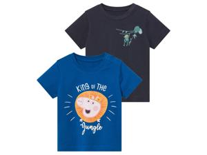 2 kinder T-Shirts Peppa Pig (Donkerblauw/blauw, 110/116)