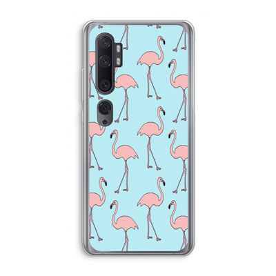 Anything Flamingoes: Xiaomi Mi Note 10 Transparant Hoesje