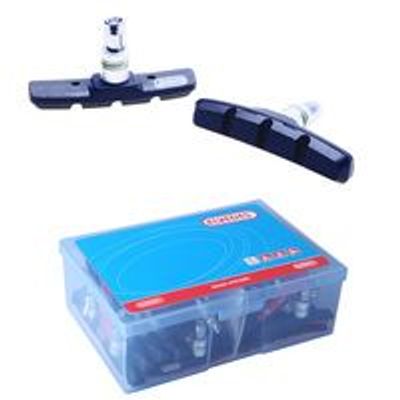 Elvedes Remblokken v-brake 72 x 15 mm zwart 50 stuks