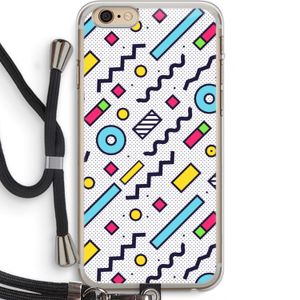 8-bit N°8: iPhone 6 PLUS / 6S PLUS Transparant Hoesje met koord