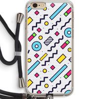 8-bit N°8: iPhone 6 PLUS / 6S PLUS Transparant Hoesje met koord