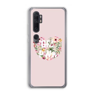 GRL PWR Flower: Xiaomi Mi Note 10 Transparant Hoesje