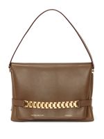 Victoria Beckham sac porté épaule Chain Pouch en cuir - Marron