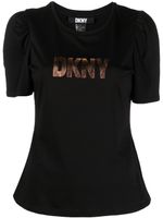 DKNY t-shirt à logo imprimé - Noir - thumbnail