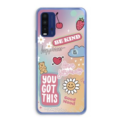 Positivity: Xiaomi Redmi 9T Transparant Hoesje