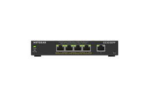 Netgear GS305EPP Managed L2/L3 Gigabit Ethernet (10/100/1000) Power over Ethernet (PoE) Zwart